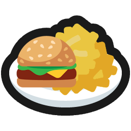 Cheeseburger frite