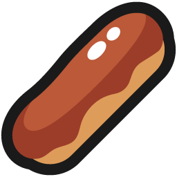 Éclair au chocolat
